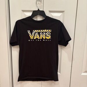 Vans Black and Yellow Graphic Tee